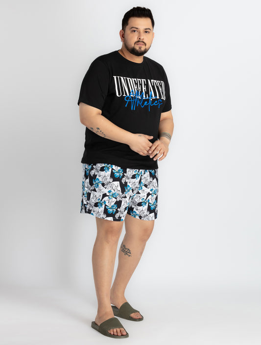 Mens Plus Size Black Boxer