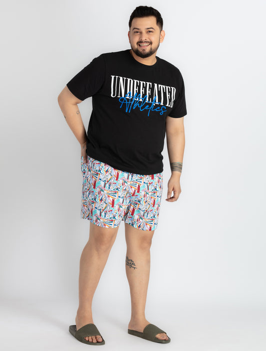 Mens Plus Size Off White Boxer