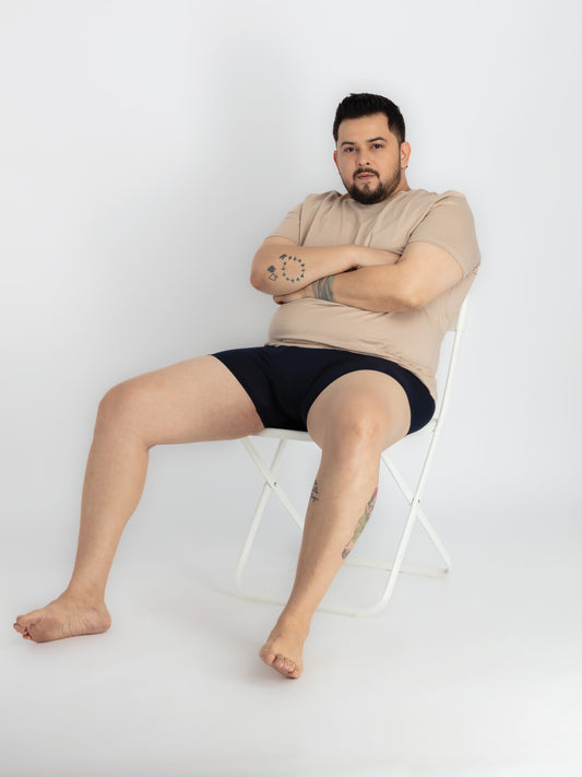 Mens Plus Size Black Trunks