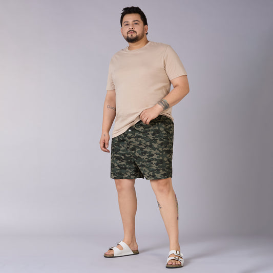 Green camo Print Boxer-BX014
