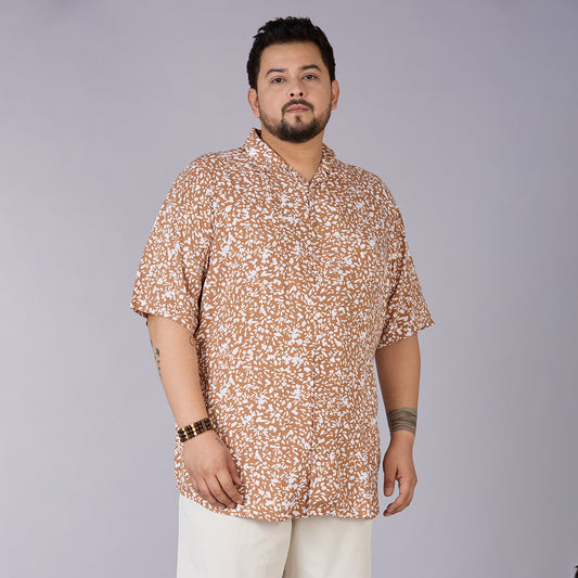 Desert Drift – Printed Rayon Shirt