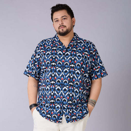 Men's Plus Size Midnight Mosaic – Shirt