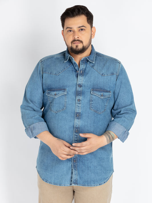 Men's Plus size Classic Full-Sleeve Shirt