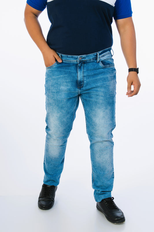 Mens Plus Size M Stone Denim