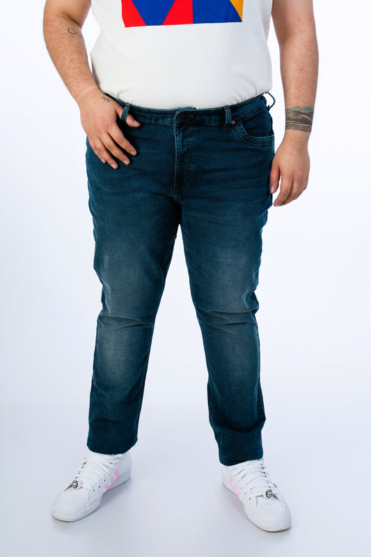 Mens Plus Size Dark Indigo Denim
