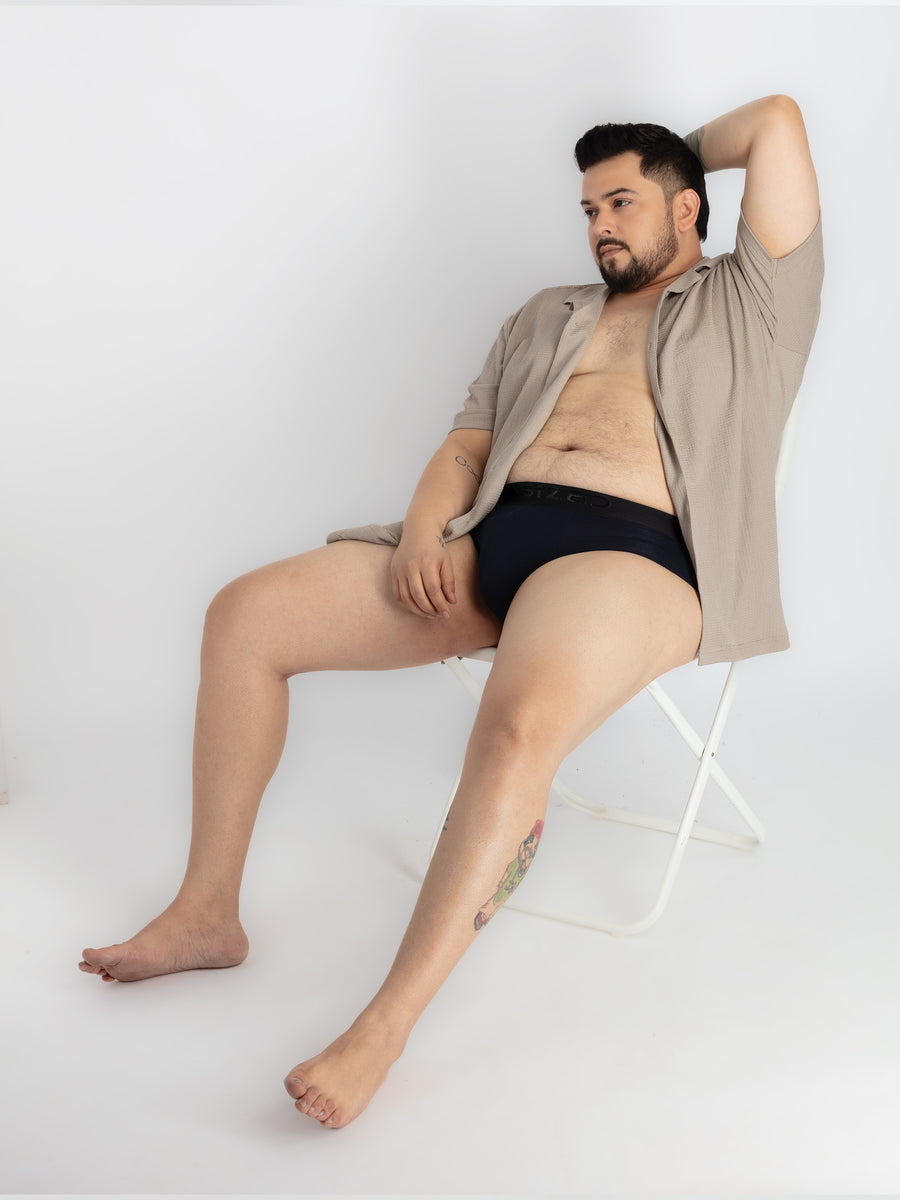 Mens Plus Size Unsized's premium briefs