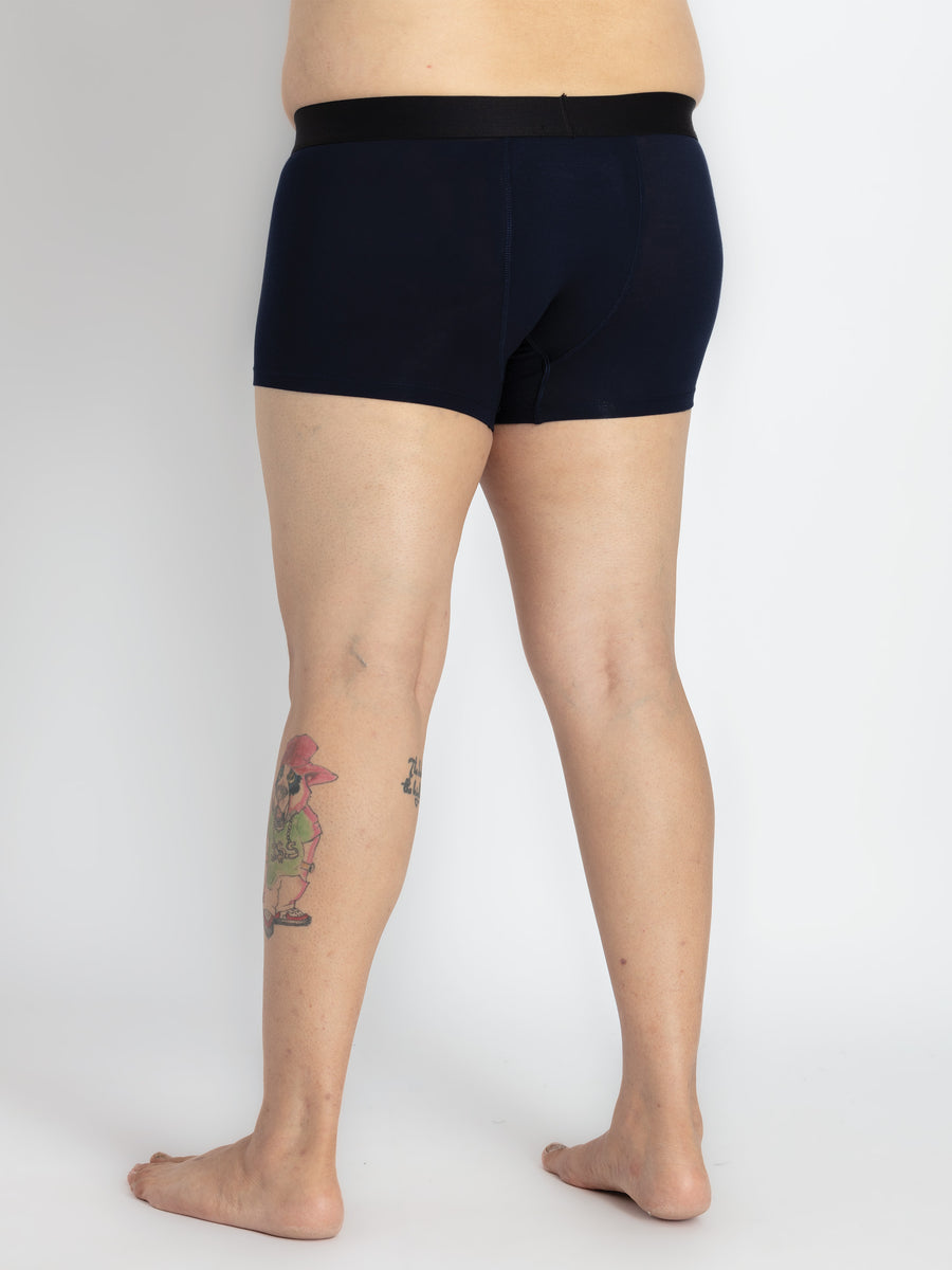 Mens Plus Size Black Trunks