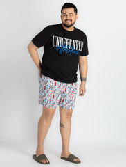 Mens Plus Size Off White Boxer
