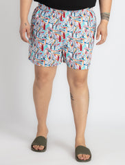 Mens Plus Size Off White Boxer