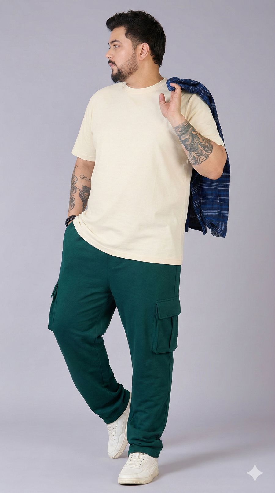 Cargo Track Pants with Utility Pockets