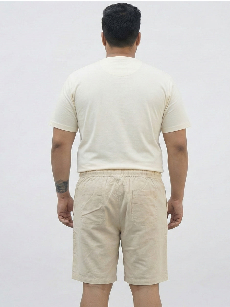 Men’s Plus Size Cotton Drawstring Shorts