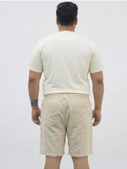 Men’s Plus Size Cotton Drawstring Shorts