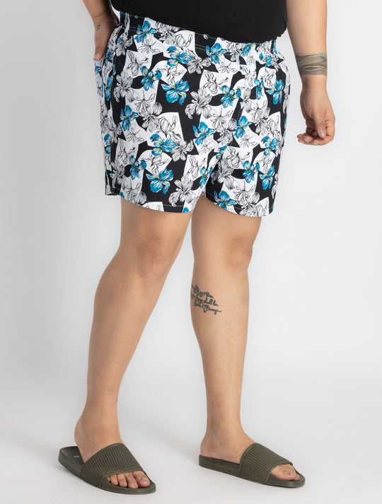 Mens Plus Size Black Boxer