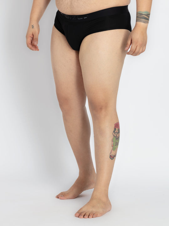 Mens Plus Size Navy Briefs