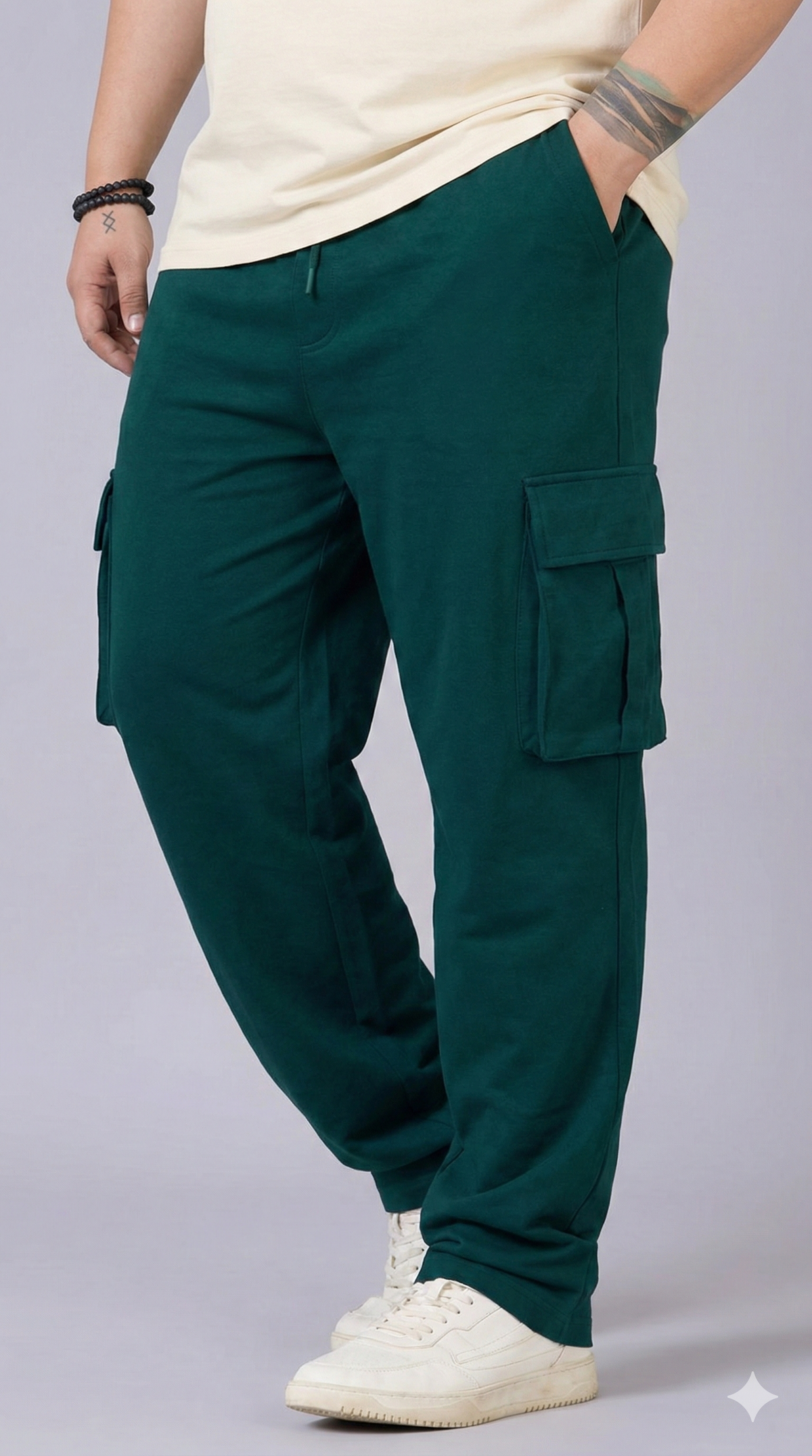 Cargo Track Pants with Utility Pockets