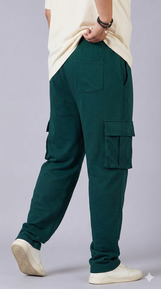 Cargo Track Pants with Utility Pockets