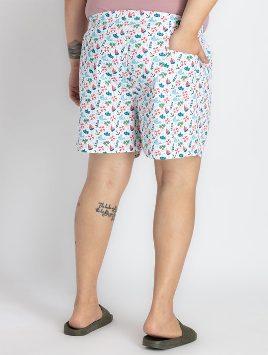 Mens Plus Size Off White Boxer