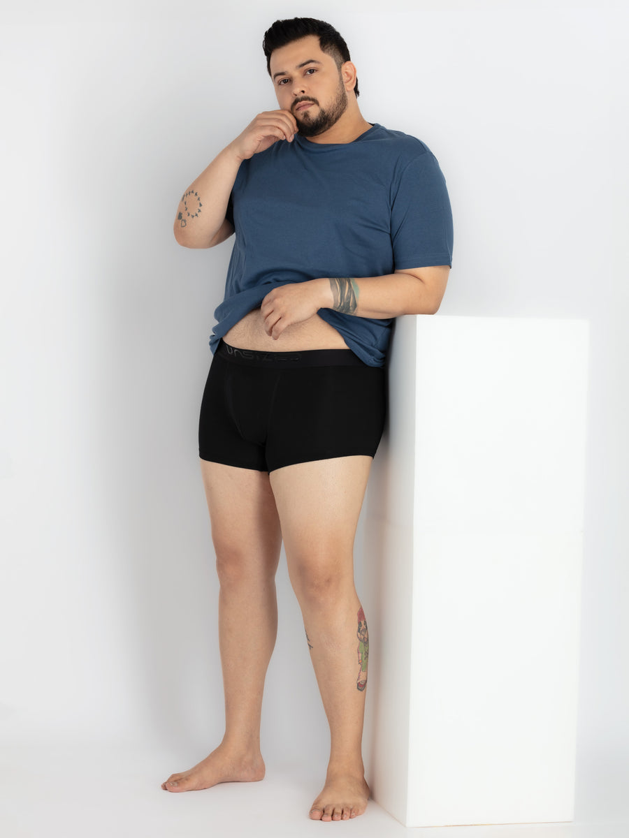 Mens Plus Size Navy Trunks