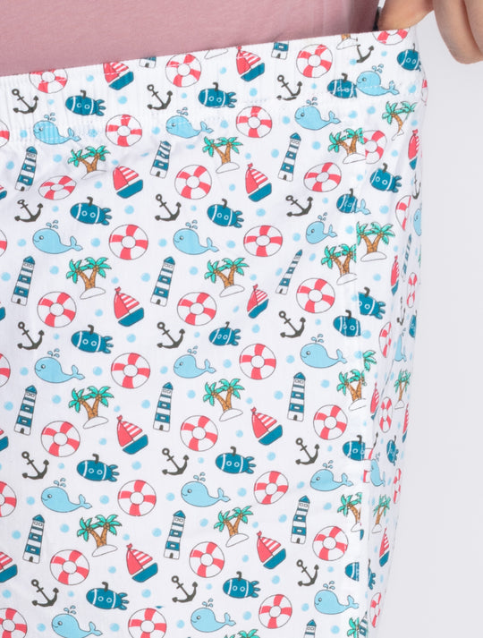 Mens Plus Size Off White Boxer