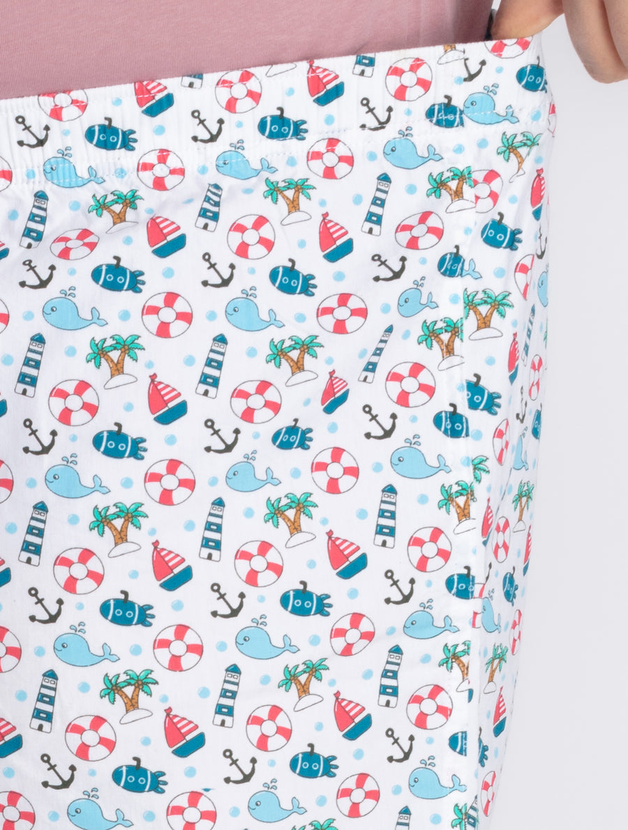 Mens Plus Size Off White Boxer