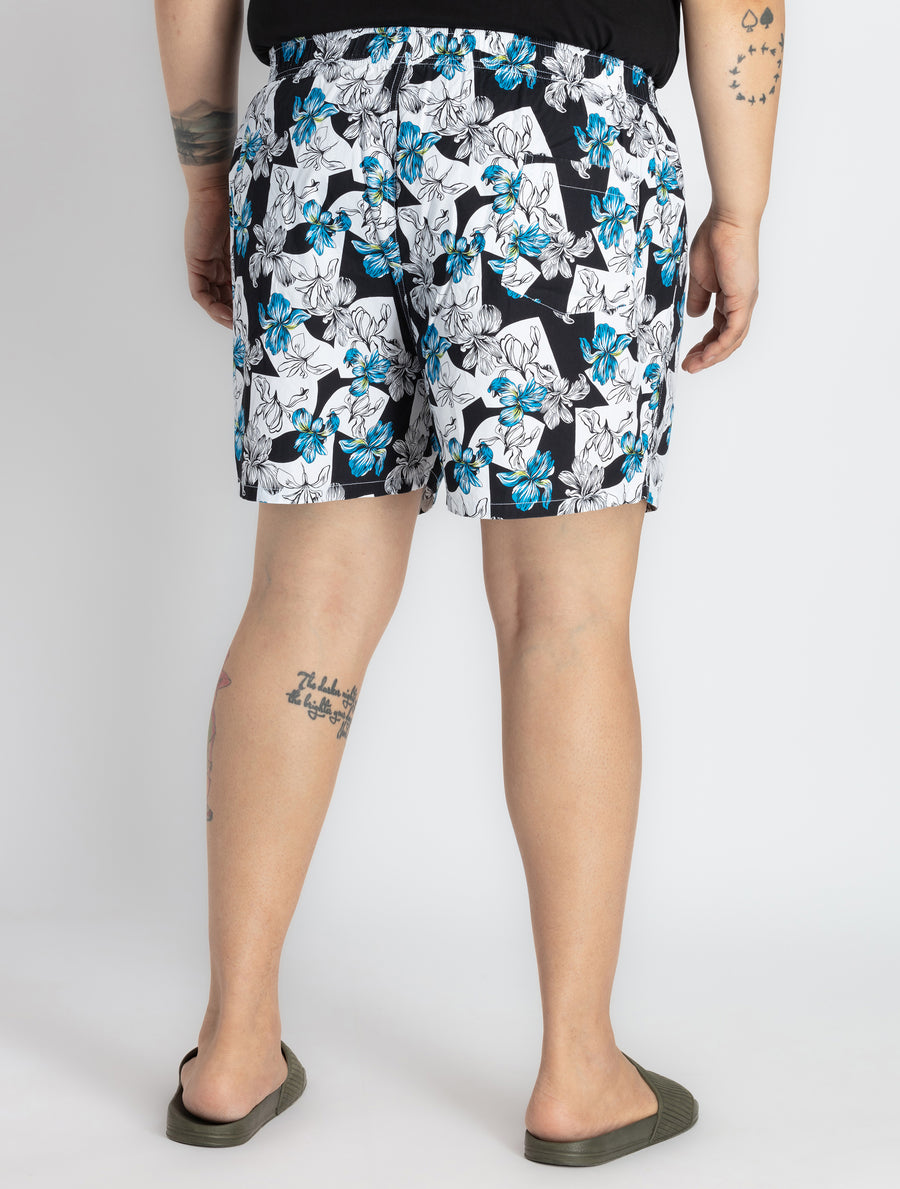 Mens Plus Size Black Boxer