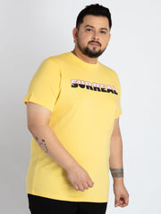 Yellow Round Neck T-shirt