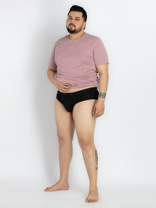 Mens Plus Size Navy Briefs