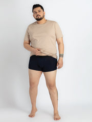 Mens Plus Size Black Trunks