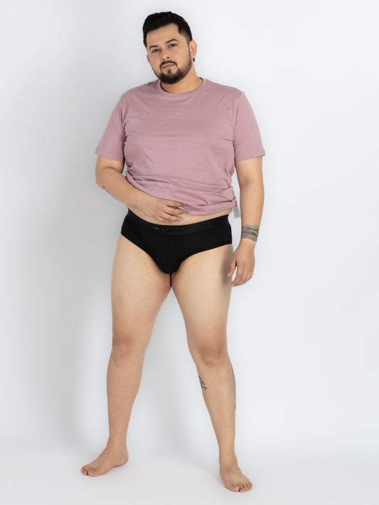 Mens Plus Size Navy Briefs