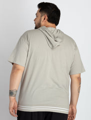 Grey Round Neck T-shirt