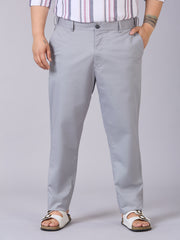 UNSIZED Cotton Elastane Flexi waist Chino  – Built for Comfort, Made for Movement-Grey
