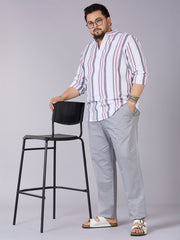 UNSIZED Cotton Elastane Flexi waist Chino  – Built for Comfort, Made for Movement-Grey