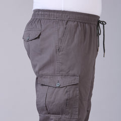 Mens Plus Size Cargo Jogger – Built for Comfort, Made for Movement-Grey