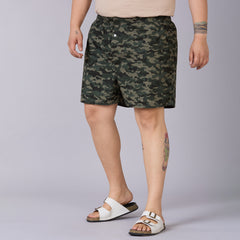 Green camo Print Boxer-BX014