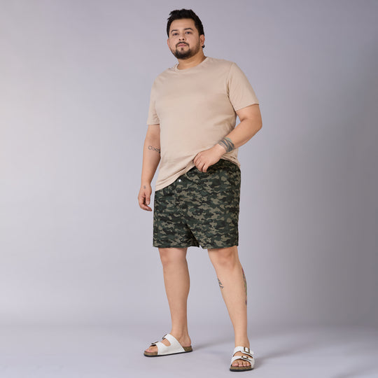 Green camo Print Boxer-BX014