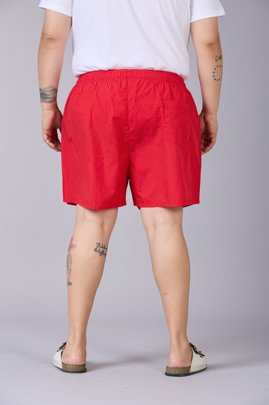 Red Polka dot boxer- BX015