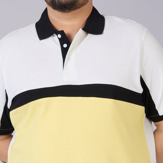 Off-White Sporty Cut & Sew Polo