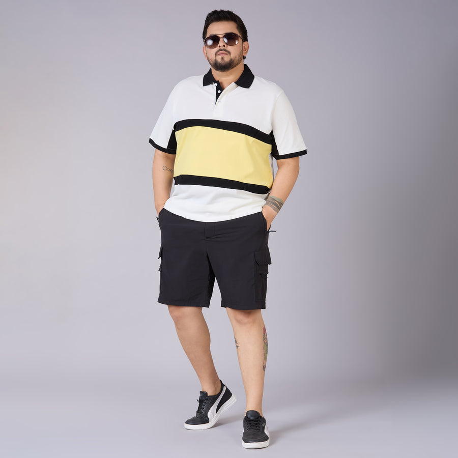 Off-White Sporty Cut & Sew Polo