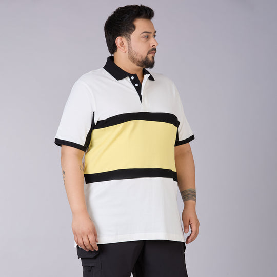 Off-White Sporty Cut & Sew Polo