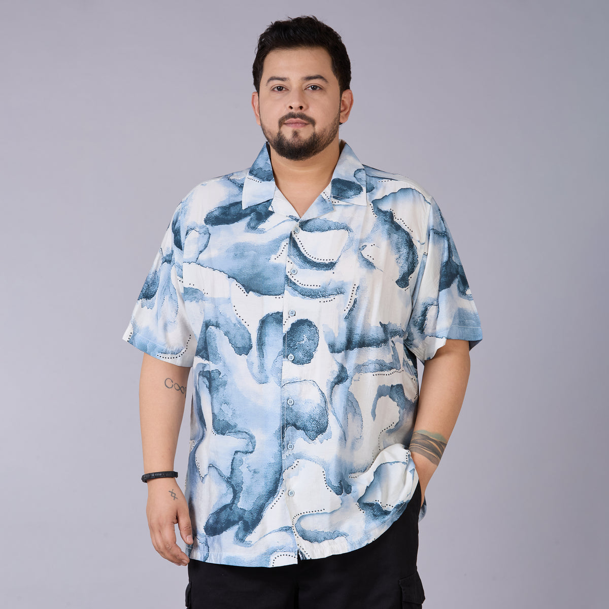 Inkflow Shirt – Abstract in Motion