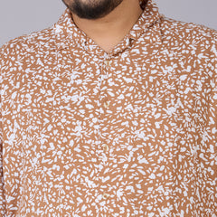 Desert Drift – Printed Rayon Shirt
