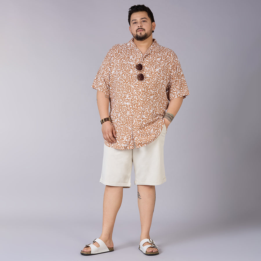 Desert Drift – Printed Rayon Shirt