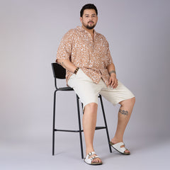 Desert Drift – Printed Rayon Shirt