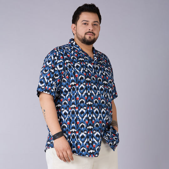 Men's Plus Size Midnight Mosaic – Shirt