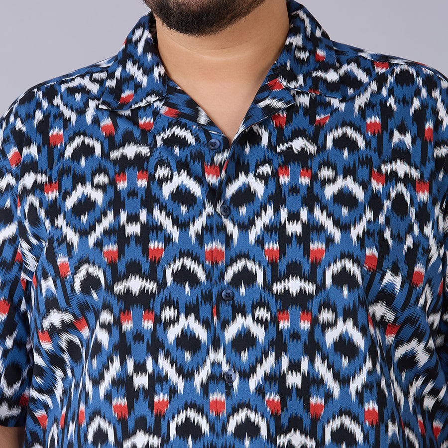 Men's Plus Size Midnight Mosaic – Shirt