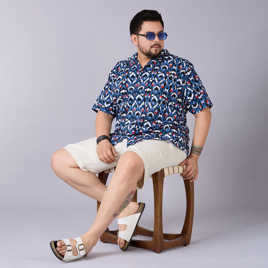 Men's Plus Size Midnight Mosaic – Shirt