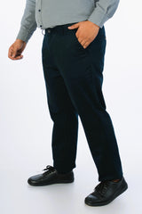 Navy Flexi Waist Chino