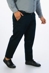 Navy Flexi Waist Chino