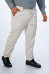 Beige Flexi Waist Chino