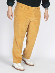 Mens Plus Size Beige corduroy pants
